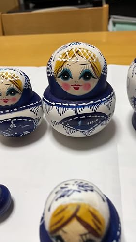 Amazon | マトリョーシカ 民芸品 ロシア人形 伝統 木製 手作り